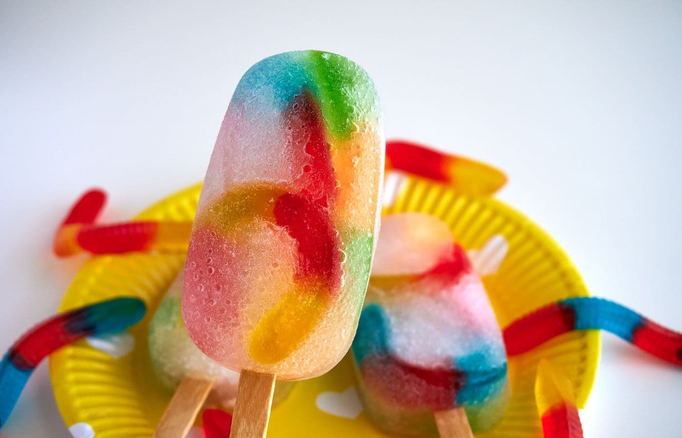 Colourful popsicles